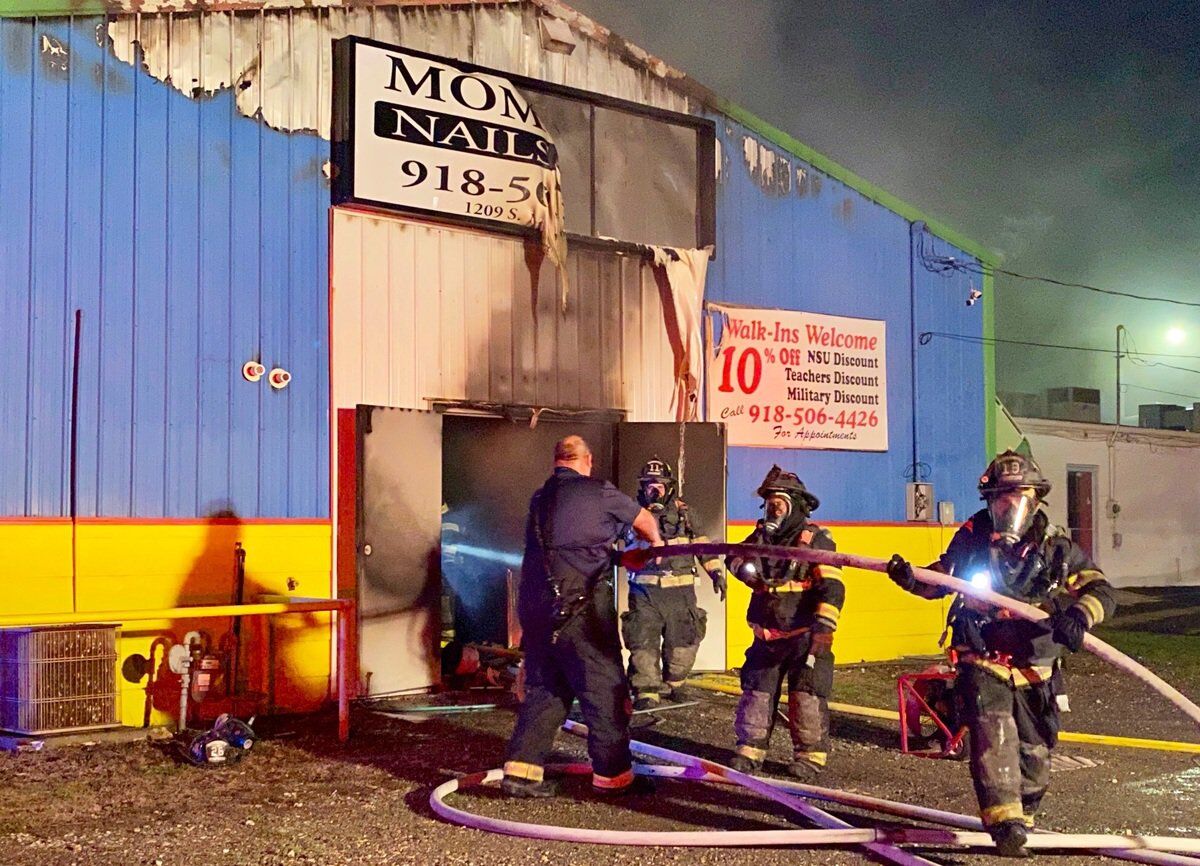 Fire at nail salon deemed 'suspicious'